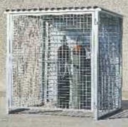 Armoire de stockage grillagée pour bouteilles de gaz