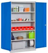 Armoire haute à 2 portes battantes