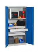 Armoire industrielle à portes battantes