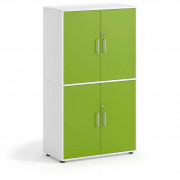 Armoire modulable 4 portes et 4 étagères