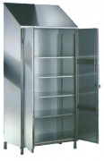 Armoire porte-objet en inox - 2 Portes - L 950 x P 500 x H 2160 mm