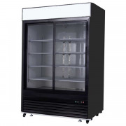 Armoire positive 2 portes vitrées