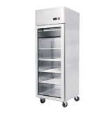 Armoire positive à une porte vitrée