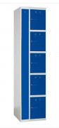 Vestiaire métallique 5 cases avec prises électriques et USB