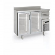 Table réfrigérée 2 à 5 portes - Température -2°C/+8°C - Capacité 325 à 863 L