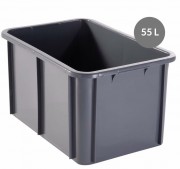 Bac alimentaire gerbable 600 x 400 mm - Capacité 55 L