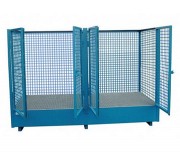 Bac de rétention en acier grillagé - Capacité 1100 L