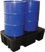 Bac de rétention plastique - 2 fûts 220 litres