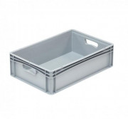 Bac Europe parois pleines poignées ouvertes - 600 x 400 x 170 mm - Volume 35,6 L