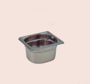 Bac alimentaire gastronorme inox GN 1/6 - Capacité : 9 à 30L