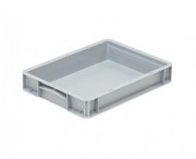 Bac Europe parois pleines poignées fermées - 400 x 300 x 120 mm - Volume 11,2 L