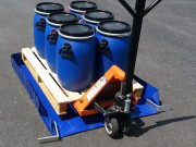 Bac de rétention souple avec équerres amovibles - 210 L