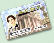 Badge professionnel sport