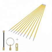 Jeu de 10 baguettes Tire fils 1 m avec accessoires 