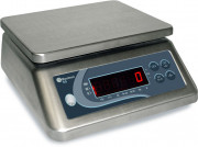 Balance contrôle de poids en inox - Plateau :230 mm x 190 mm - Portée : 3 à 6 kg - Précision : 0,2 g à 2 g