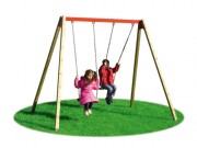 Balançoire 2 places pour aire de jeux