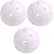 Balle de golf en plastique rigide perforée - Lot de 6 - Ø 42 mm 