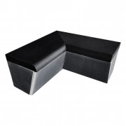 Banc arrondi avec angle