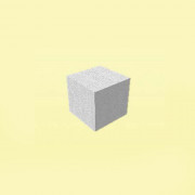 Cube béton gris clair