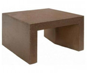 Banc béton en U pour lieux publics