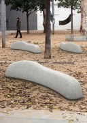 Banc béton pour parcs