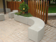 Banc béton tetris C