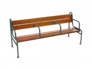 Banc bois pour EHPAD - L.1850 mm - A poser ou à sceller