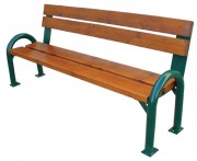 Banc bois avec grand confort d’assise
