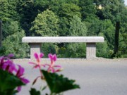 Banc cimetière granit