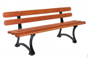 Banc de jardin bois exotique - Longueur : 1800 mm