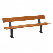 Banc de jardin en bois exotique