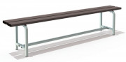Banc de vestiaire mobile