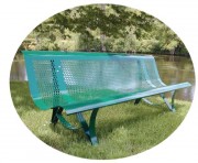 Banc de ville en métal 2000 mm