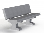 Banc de ville longueur 175 cm