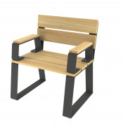 Banc pour séniors et ehpad