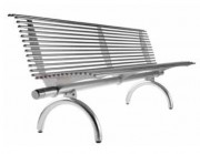 Banc public en acier Rest 1970 mm