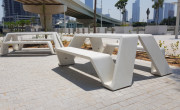 Banc en béton design multi-bench