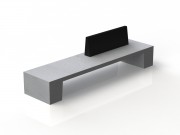 Banc en béton longueur 300 cm