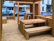 Banc korniche pour aménagement terrasse