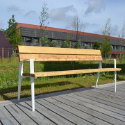 Banc en bois et fonte