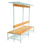 Banc patère pour vestiaire