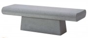 Banc public béton
