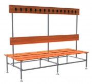 Banc vestiaire sport en bois