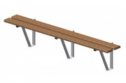 Bancs muraux Hauteur 445 mm