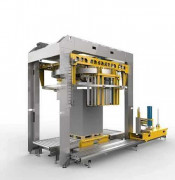 Banderoleuse automatique avec couronne tournante haute cadence