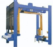 Banderoleuse automatique à bras tournant - Cadence 40 ou 50 palettes/h - H. banderolage 2300 mm