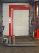 Banderoleuse semi automatique à bras tournant