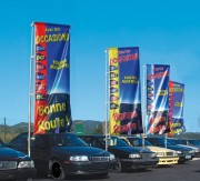 Bannière d'exposition automobile 2.50 x 0.90 m