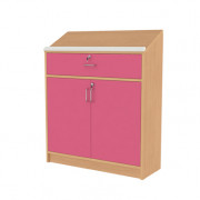 Banque d'accueil à tiroir pour crèche