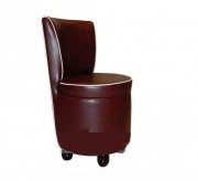 Banquette chauffeuse pour bar